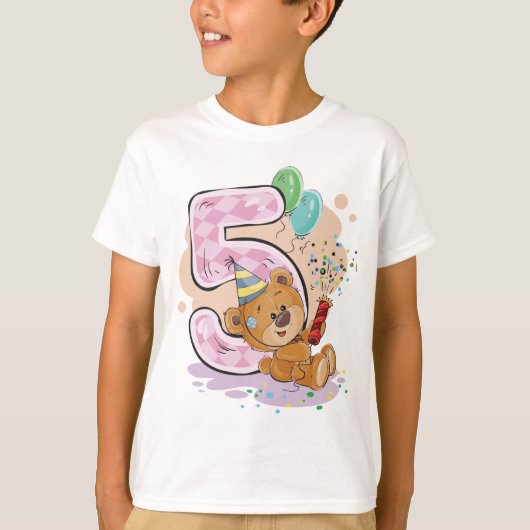 T-shirt "Fabuleux 5 ans" (Devant)