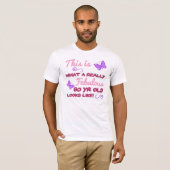 T-shirt Fabuleux 80e anniversaire (Devant entier)