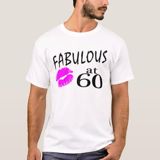 T-shirt Fabuleux à 60 (Devant)