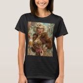 T-shirt Fabuleux comportement de la dame léopard (Devant)