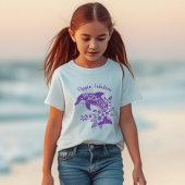 T-shirt Fabuleux Dauphin Hawaiien Flippin