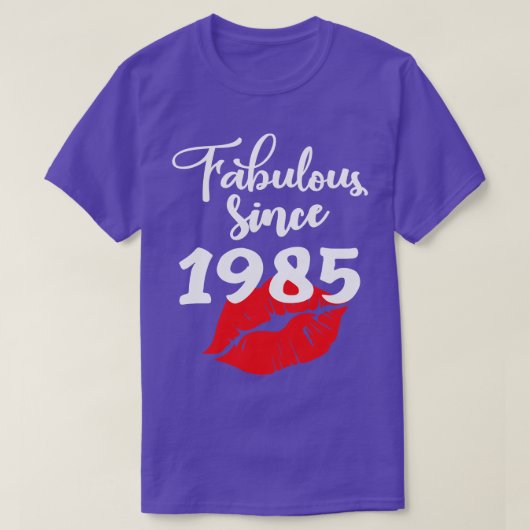 T-shirt Fabuleux depuis 1985 (Design devant)