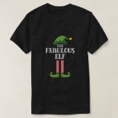 T-shirt Fabuleux Elf Matching Famille Groupe Noël (Design devant)