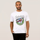 T-shirt Fabuleux patch de voyage Devon. (Devant entier)
