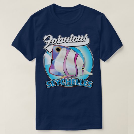 T-shirt Fabuleux rétro seychellois (Design devant)