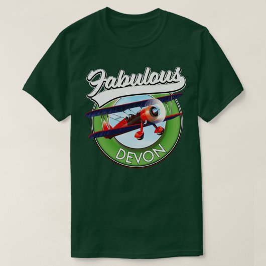 T-shirt Fabulous Devon vintage rétro patch (Design devant)