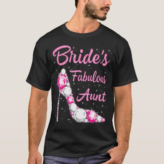 T-shirt Fabulous Tante de la mariée Happy Mariage Marry (Devant)