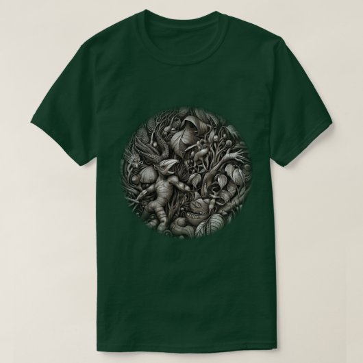 T-shirt Façades de la forêt (Design devant)