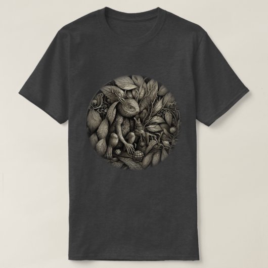 T-shirt Façades de la forêt (Design devant)