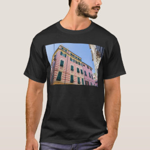 T-shirt Façades de la maison Monterosso Cinque Terre Ligur