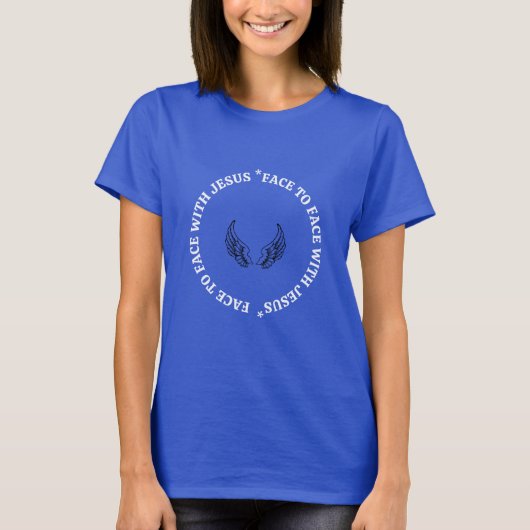T-shirt Face à face avec Jésus Imprimer (Devant)