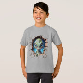 T-shirt Face Alien (Devant entier)