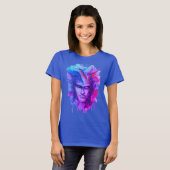 T-shirt face aquarelle (Devant entier)