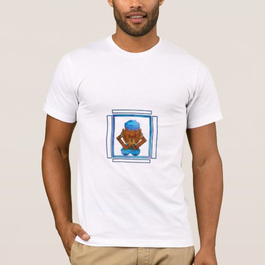 T-shirt Face au nez. (Devant)