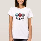 T-shirt Face (Be Happy) (Devant)