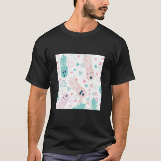 T-shirt Face d'ananas sans soudure 2