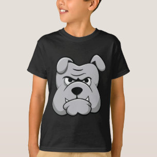T-shirt Face de bulldog en colère