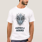 T-shirt Face de déesse de la cyber-nature (Devant)