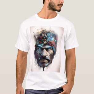 T-shirt Face de Future-1 [Art génératif avec IA)