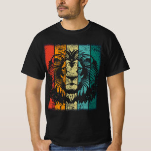 T-shirt Face de Lion rétro