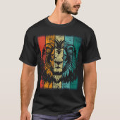 T-shirt Face de Lion rétro (Devant)