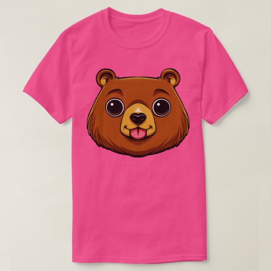 T-shirt Face de l'ours (Design devant)
