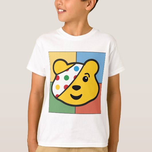 T-shirt Face de l'ours Pudsey (Devant)