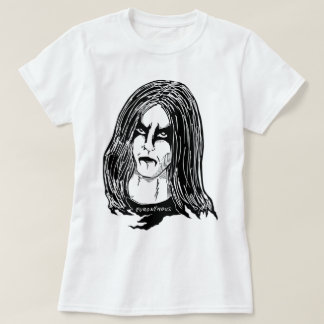 T-shirt Face de maquillage d'Euronymous