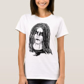 T-shirt Face de maquillage d'Euronymous (Devant)