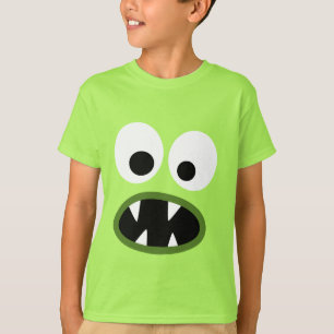 T-shirt Face de monstre idiot pour Halloween