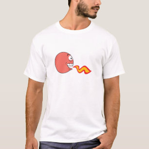 T-shirt Face de respiration incendie