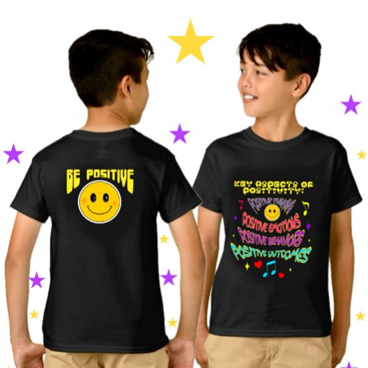 T-shirt Face d'émotion positive