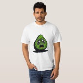 T-shirt Face drôle d'Avocado (Devant entier)