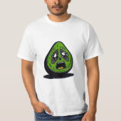T-shirt Face drôle d'Avocado (Devant)
