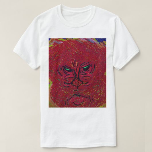 T-shirt Face d'une Flamme (Design devant)