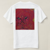 T-shirt Face d'une Flamme (Design dos)