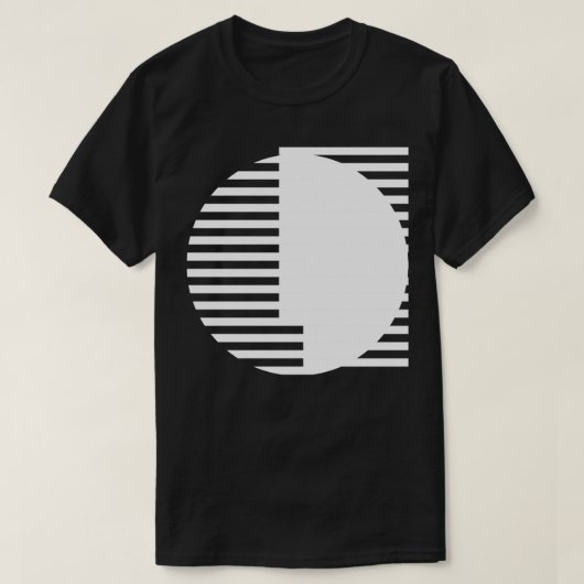 T-shirt face géométrique (Design devant)