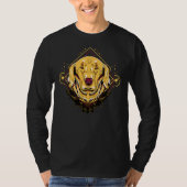 T-shirt Face géométrique Golden Retriever (Devant)