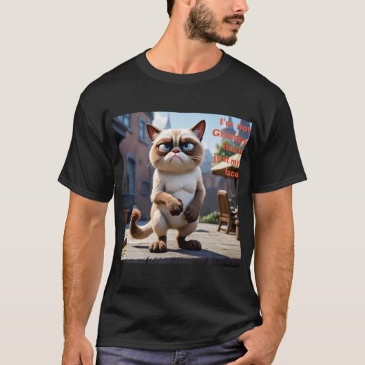 T-shirt Face grincheuse (Devant)