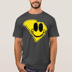 T-shirt Face heureuse de la Caroline du Sud