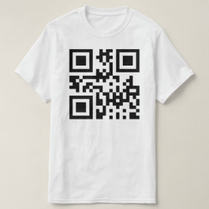 T-shirt Face heureuse ☻ inversée — Code QR