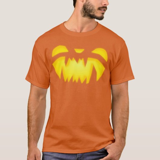 T-shirt Face Jack-o-lanterne (Devant)