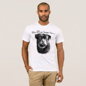 T-shirt Face joyeux de Rottweiler (Devant entier)