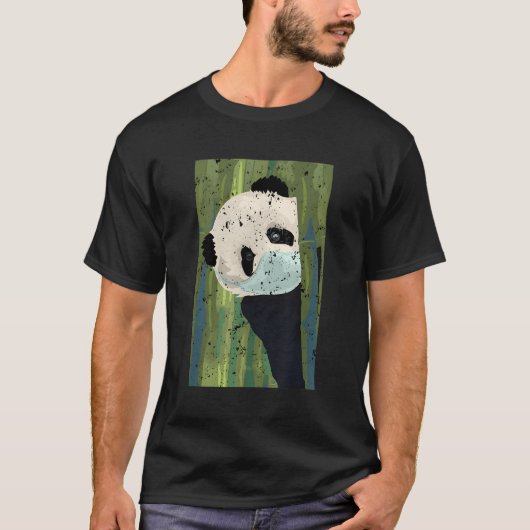 T-shirt Face Panda (Devant)