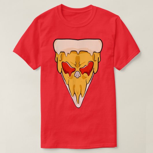T-shirt Face Pizza (Design devant)