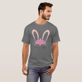 T-shirt Face Rabbit Lovely Easter Bunny (Devant entier)