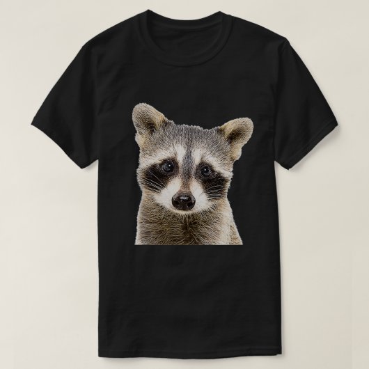 T-shirt Face Raccoon (Design devant)