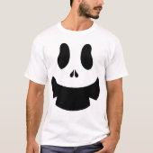 T-shirt Face simple de citrouille jack-o-lanterne Hallowee (Devant)