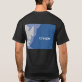 T-shirt Facebook, je rampe parce que je m'inquiète ! (Dos)