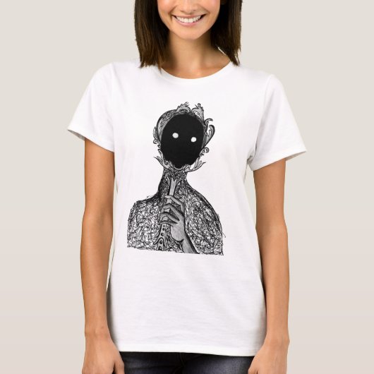 T-shirt Faceless Void - Dark Surreal Art Design (Devant)
